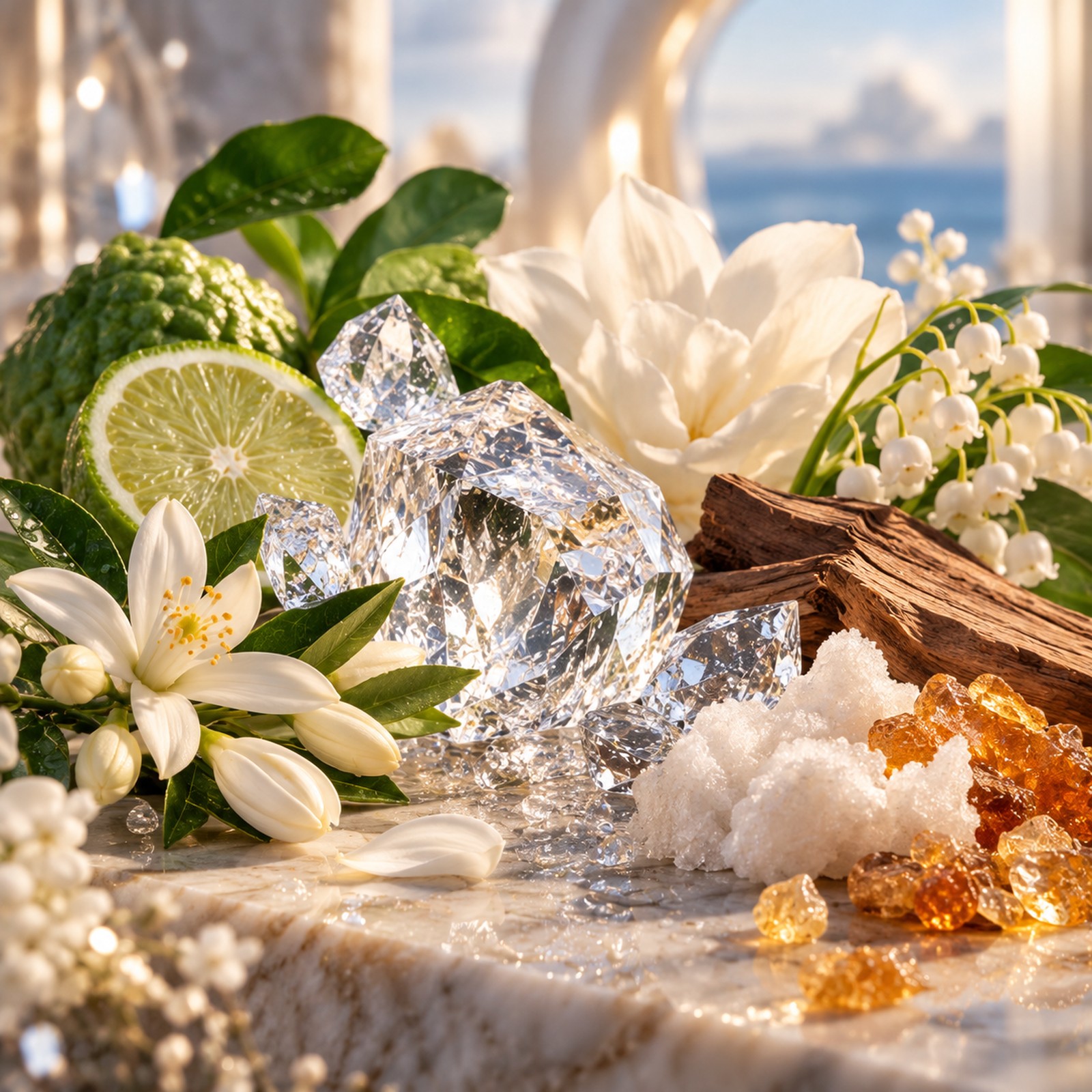 Crystal fragrance visual — Aroma EG