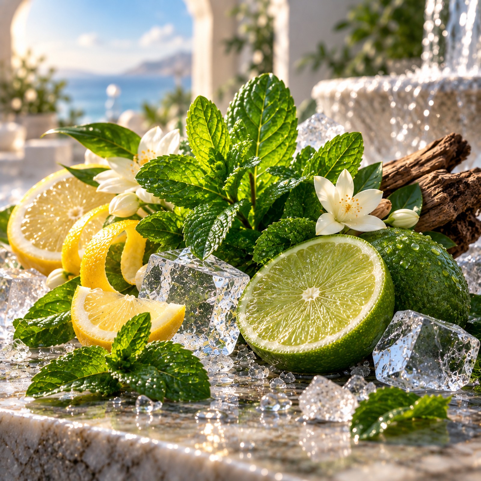 Mint fragrance visual — Aroma EG