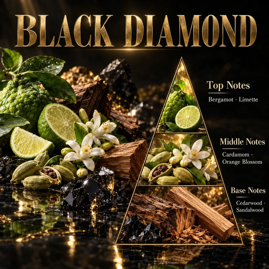 Black Diamond — Fragrance pyramid