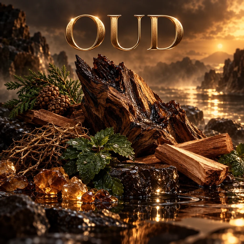 Oud — Fragrance visual story