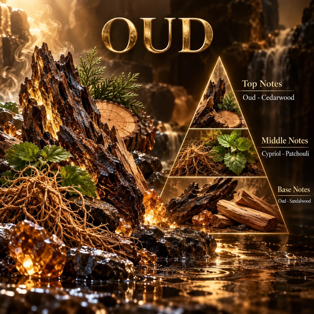 Oud — Fragrance pyramid