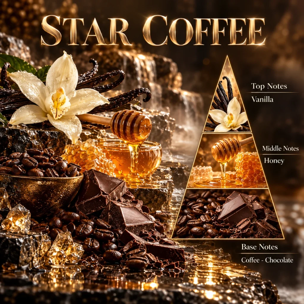 Star Coffee — Fragrance pyramid