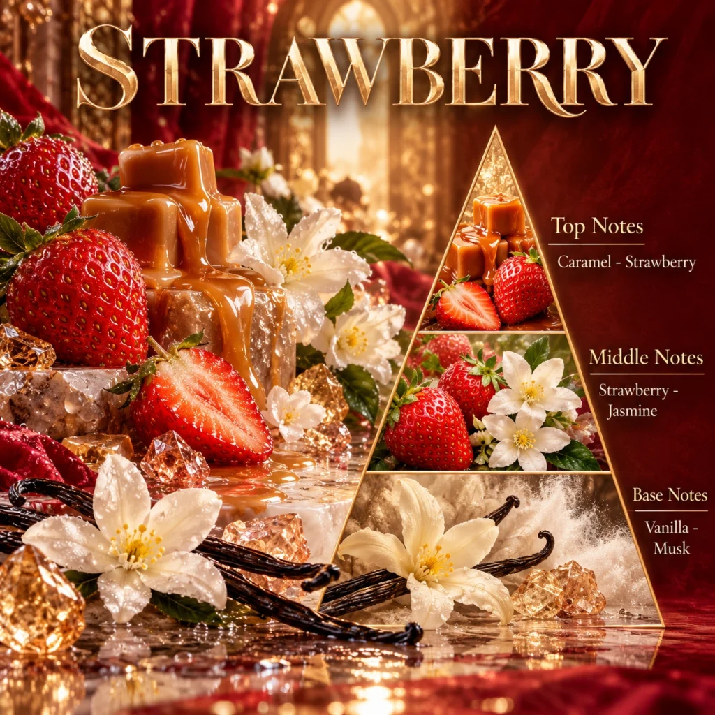 Strawberry — Fragrance pyramid