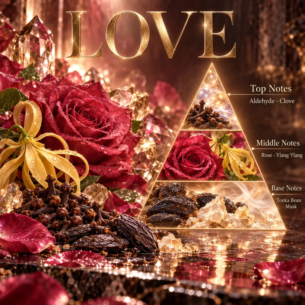 Love — Fragrance pyramid