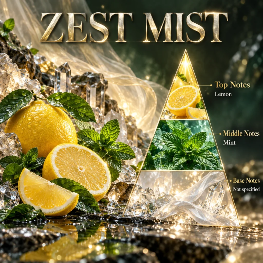 Zest Mist — Fragrance pyramid