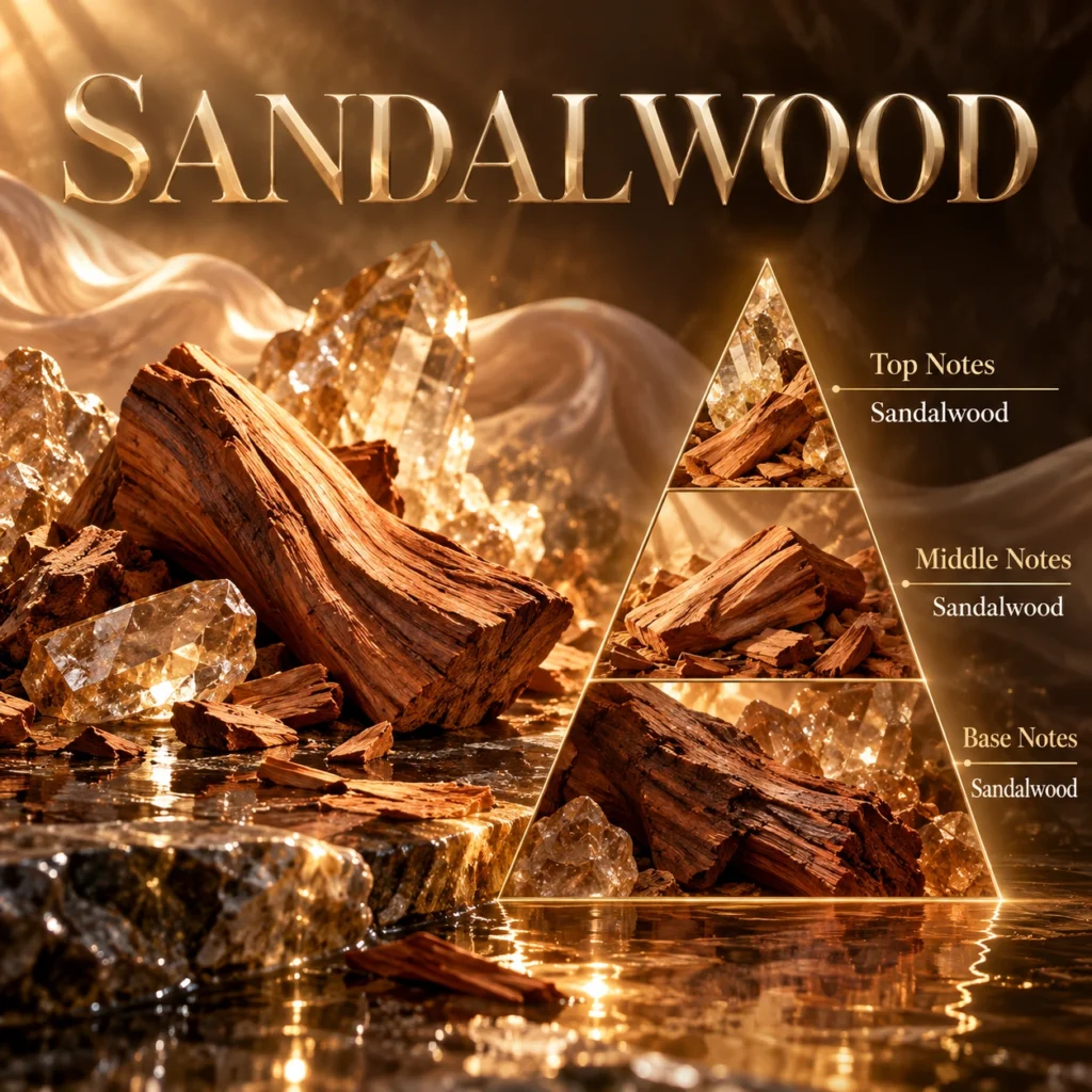 Sandalwood — Fragrance pyramid