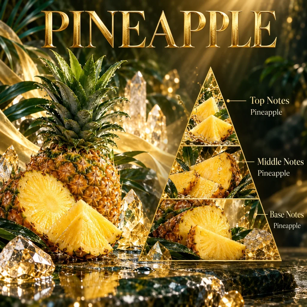 Pineapple — Fragrance pyramid