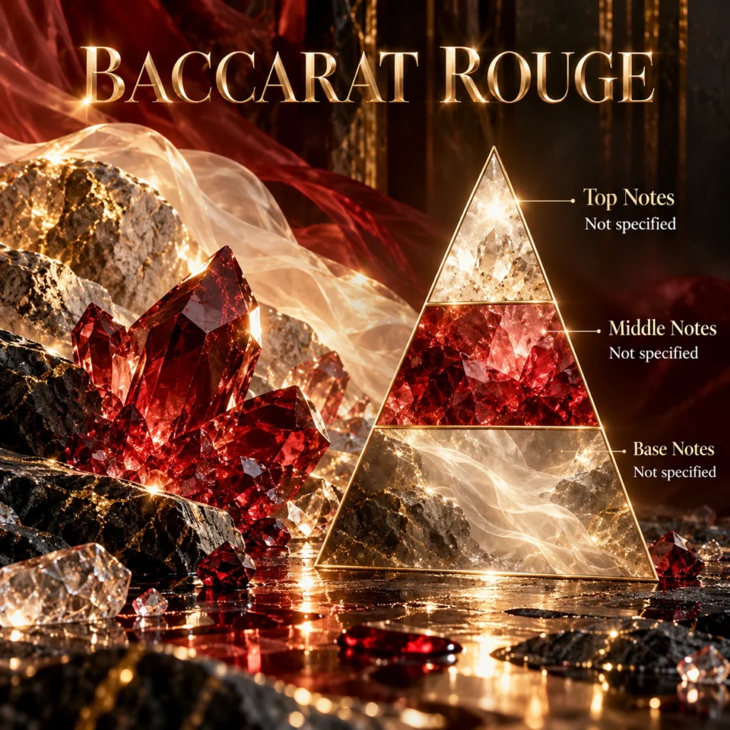 Baccarat Rouge — Fragrance pyramid