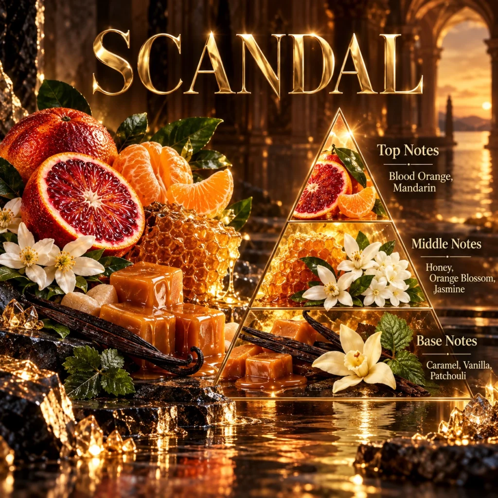 Scandal — Fragrance pyramid