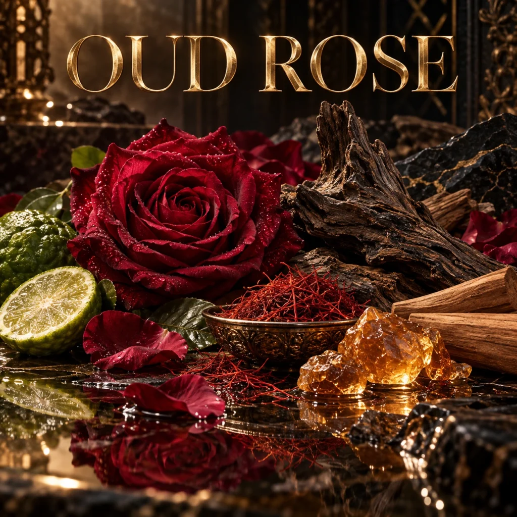 Oud Rose — Fragrance visual story