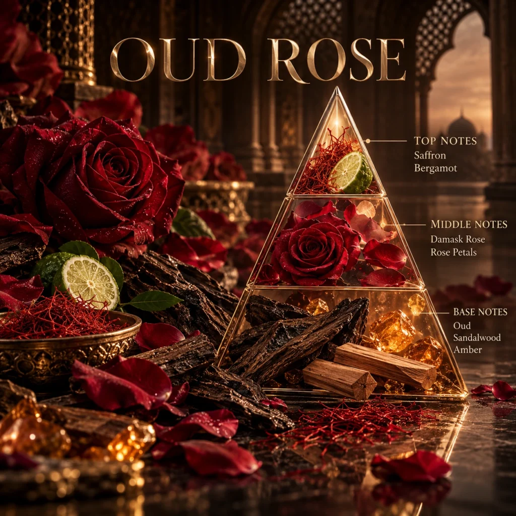 Oud Rose — Fragrance pyramid