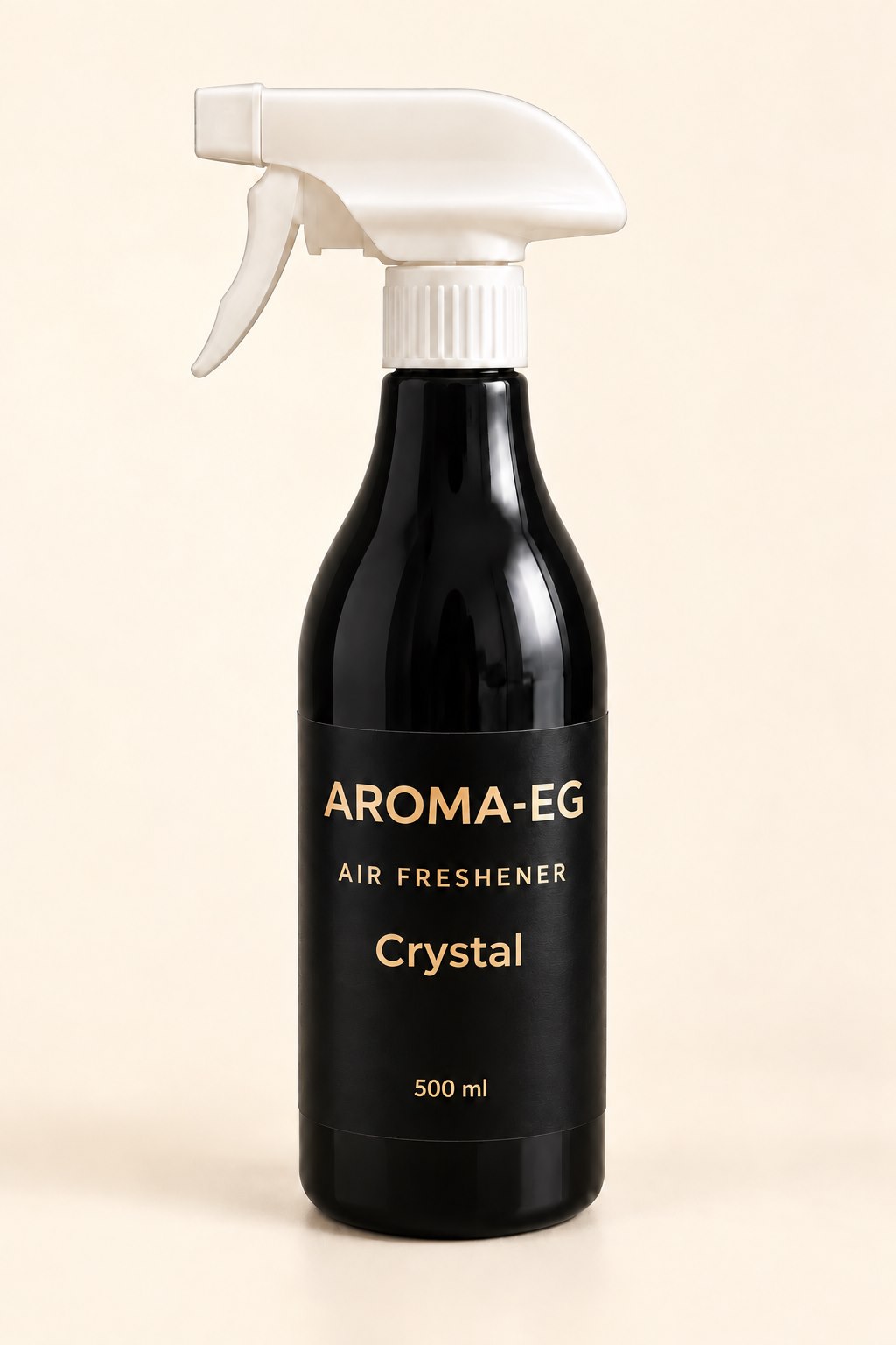 AROMA EG Air Freshener Crystal black spray bottle, 500 ml